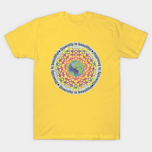 Diversity is beautiful T-Shirt by Kharts